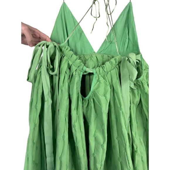 Free People NEW Primmy Midi Dress Greengage Size Medium Green - Picture 8 of 15